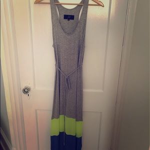 Jersey floor length vacation/ summer dress.